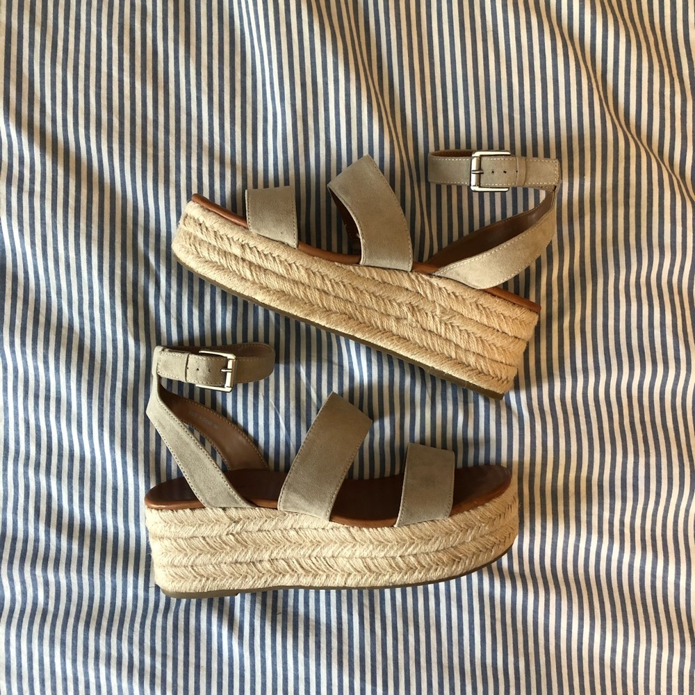AE Platform Espadrille Sandals